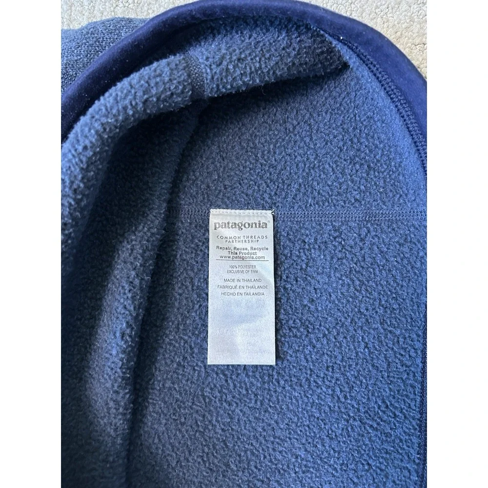 Patagonia Men's Better Sweater 1/4-Zip Blue Comfort Fleece Size S - Gorpcore